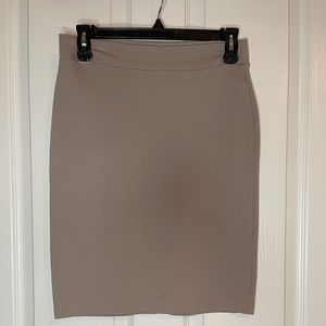 CHARLOTTE RUSSE: Tan Pencil Skirt